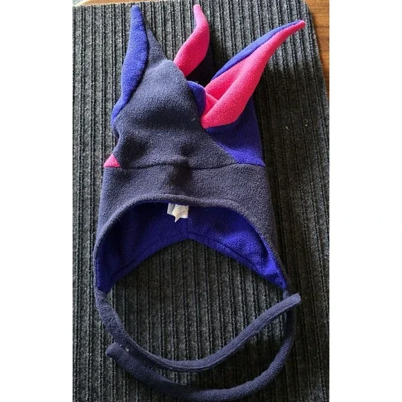 Vtg Columbia Youth Fleece Twisted Jester Ski Snowboard Winter Hat Youth S/M - Picture 2 of 5